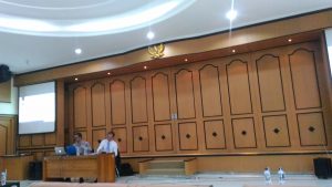 Suasana ketika Kuliah Umum di Auditorium Merapi